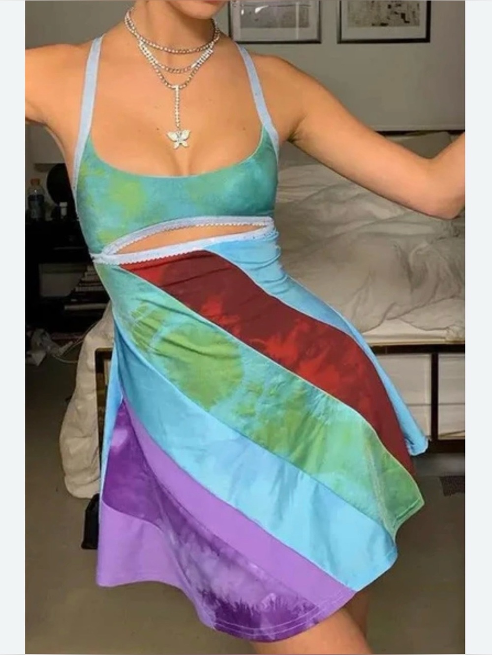 13 going on 30 Dress Multicolor thirty flirty & Thriving Costume Medium y2k